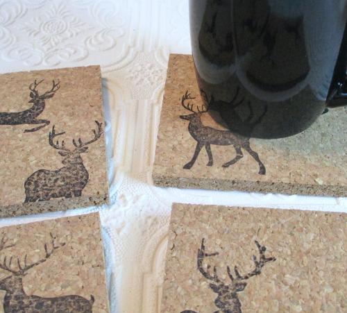 Deer Coaster Set (4pc)