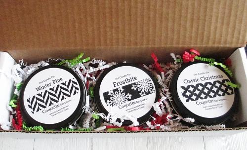 Home for the Holidays Candle Flight, 3pc set