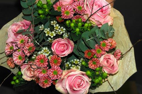 Pink Flowers Soap
