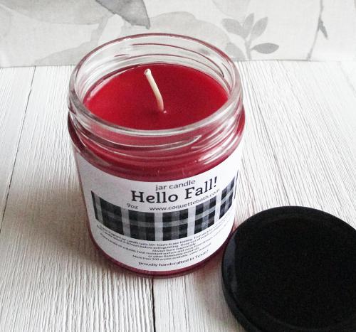Hello Fall! Jar Candle