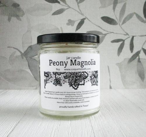 Fresh Flower Jar Candles