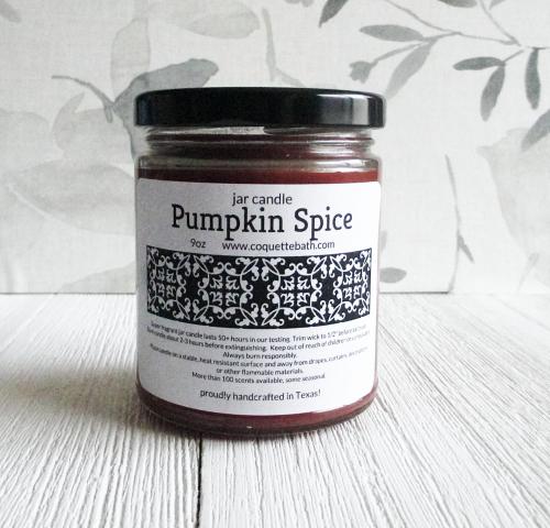 Pumpkin Spice Jar Candle