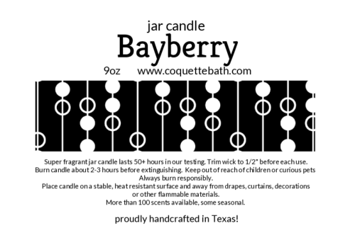 Bayberry Jar Candle