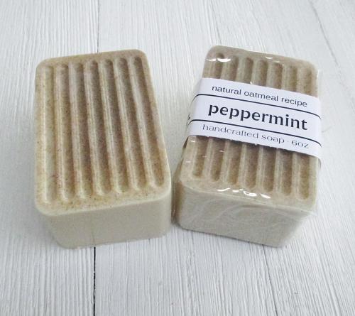 Peppermint Oatmeal Soap