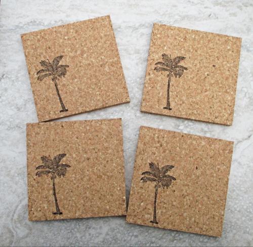 Palms Coaster Set (4pc)