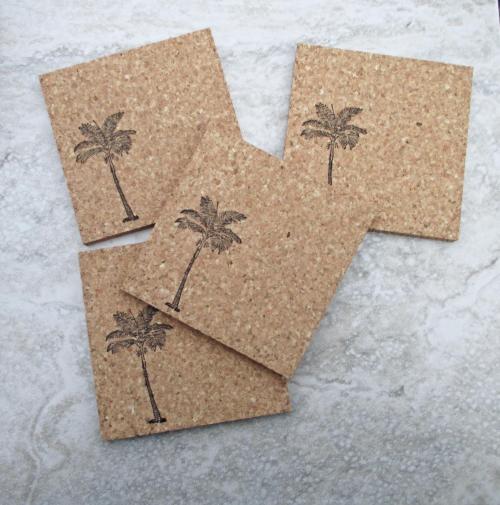 Palms Coaster Set (4pc)