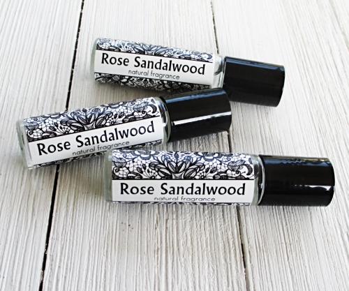 Rose Sandalwood Roll On Perfume