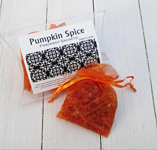 Pumpkin Spice Sachets, 2pc set, Coquette Bath & Home™