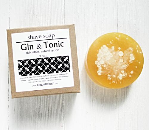 Shave Soap, Gin & Tonic