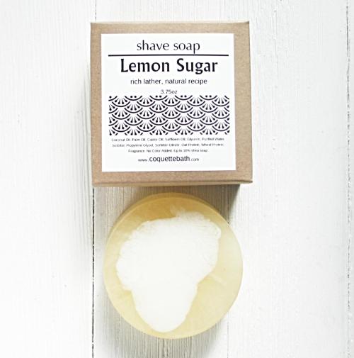 Shave Soap, Lemon Sugar