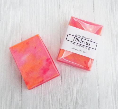 Hibiscus Soap