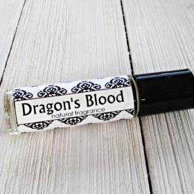 Dragon's Blood roll on perfume, 1/3 oz, cedarwood, patchouli