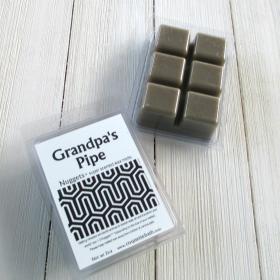 Grandpa's Pipe Wax melts, Nuggets™, smoky tobacco scent