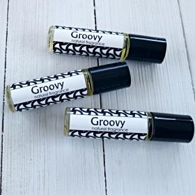 Groovy Perfume, 1/3oz roll on bottle, patchouli nag champa