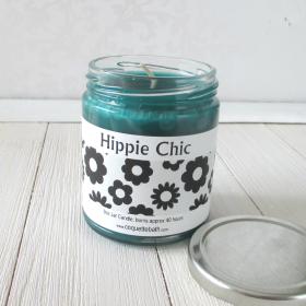 Hippie Chic Jar candle, 9oz, herbal retro fragrance