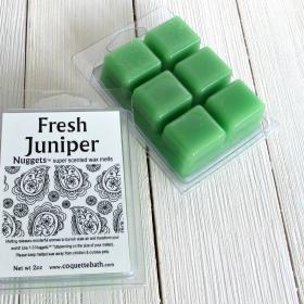 Fresh Juniper wax melts, Nuggets™, clean fresh herbal scent