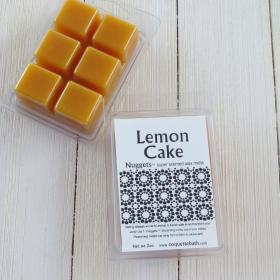 Lemon Cake Wax Melts, Nuggets™, 2oz package, fresh lemon