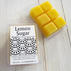 Lemon Sugar Wax Melts, Nuggets™, fresh citrus scent, lemonade scented