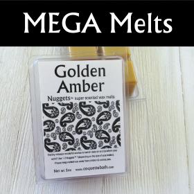 Golden Amber Wax Melts, MEGA Nuggets™, 5oz size