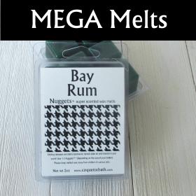 Bay Rum Wax Melts, Nuggets™, bay leaves & rum fragrance