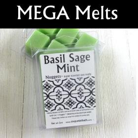 Basil Sage Mint Nugget™, MEGA size, bright vivid herbal scent