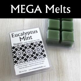 Eucalyptus Mint Wax Melts, Nuggets™ MEGA, herbal minty scent