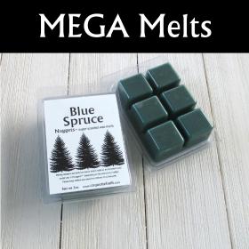 Blue Spruce MEGA Nuggets™ wax melts, realistic forest fragrance