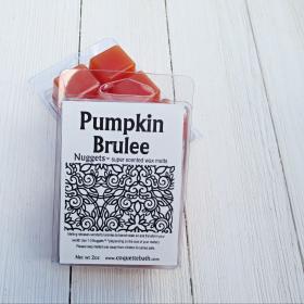 Pumpkin Brulee Nuggets™ wax melts, 2oz package, pumpkin with creme brulee
