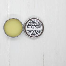 Golden Amber Solid Scent, Concentrated Beeswax based solid perfume