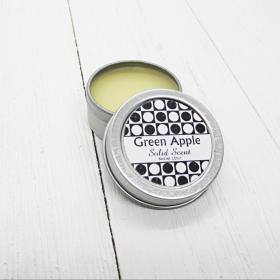 Green Apple Solid Scent, Fresh fruit fragrance, beeswax solid travel perfume