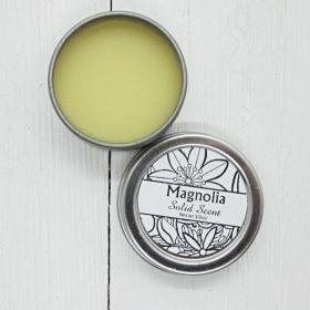 Magnolia Solid Scent, floral solid perfume, realistic southern floral