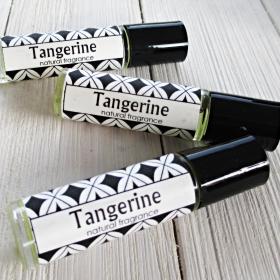 Tangerine Perfume oil, 1/3oz roller bottle