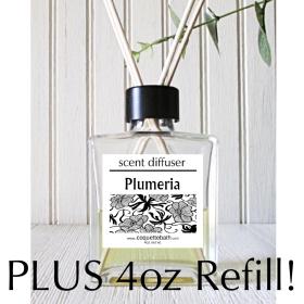 Plumeria Deluxe Plus Reed Diffuser