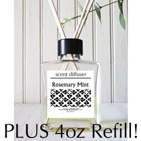 Rosemary Mint DELUXE Plus Reed Diffuser