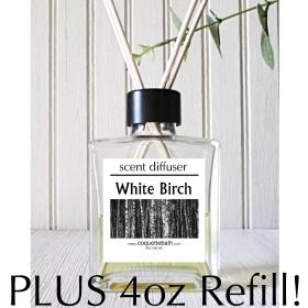 White Birch Deluxe PLUS Reed Diffuser