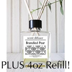 Brandied Pear Deluxe Plus Reed Diffuser