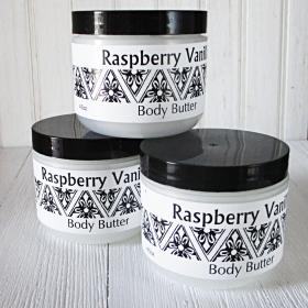 Body Butter, Raspberry Vanilla