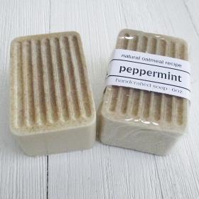 Peppermint Oatmeal Soap