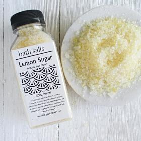 Lemon Sugar Spa Bath Salts