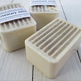 Rosemary Mint Oatmeal Soap