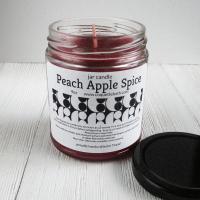 Peach Apple Spice Jar Candle