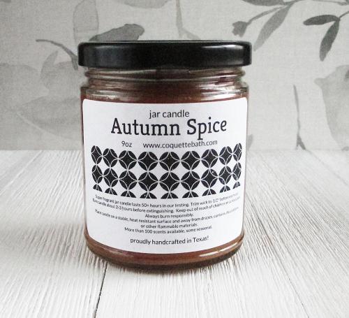 Autumn Spice Jar Candle