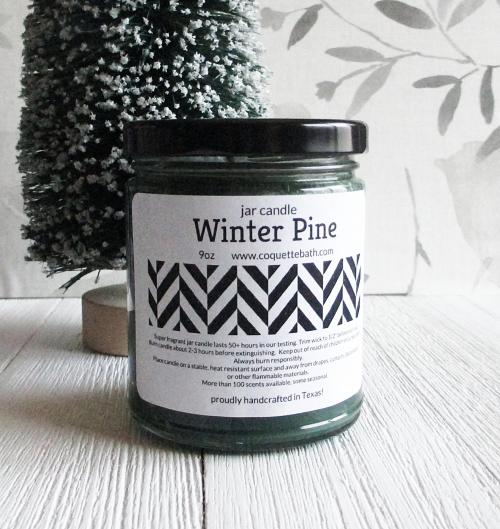 Winter Pine Jar Candle