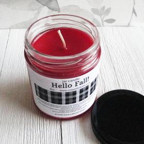 Hello Fall! Jar Candle